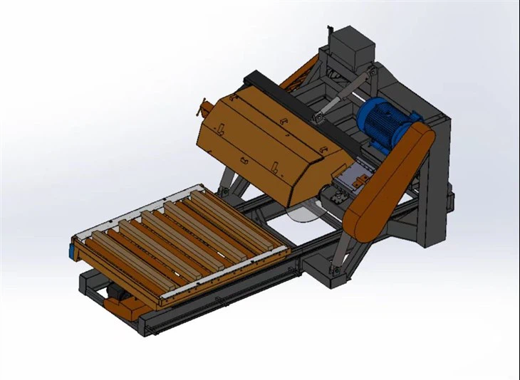 Pob zeb thaiv slab slicing tshuab Kerbstone Cutter